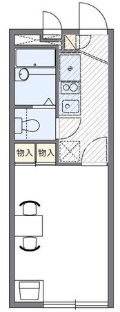レオパレス都筑の物件間取画像